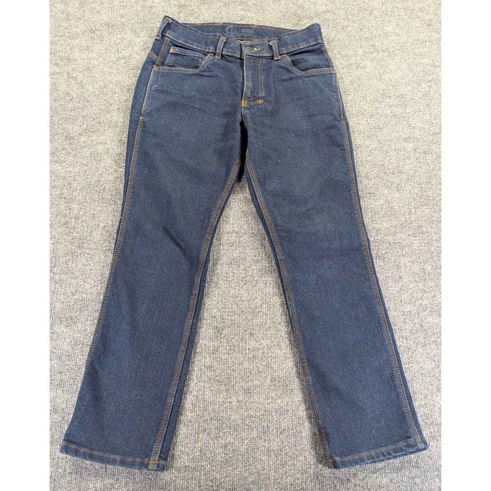 Origin USA Relaxed Fit Jeans Mens 30x28 Dark Wash Blue Denim Made in USA 2297-2